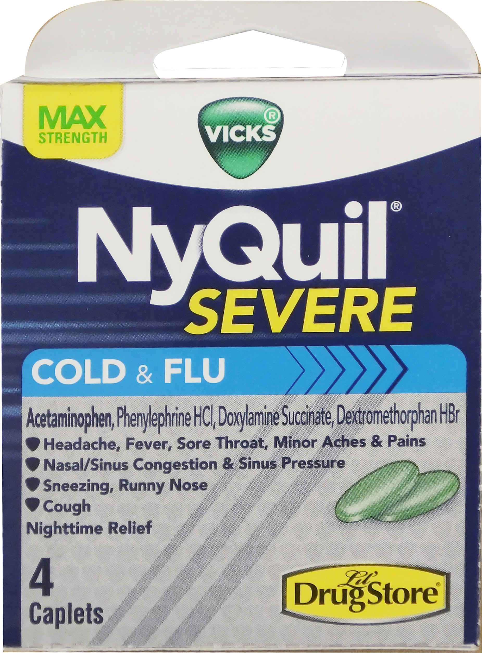LIL DRUG NYQUIL SEVERE 4CT