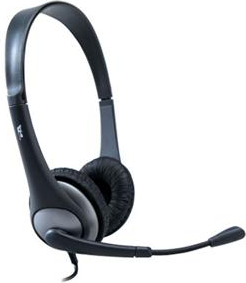 Cyber Acoustics AC-204 Analog Stereo Headset  - ONLINE ONLY