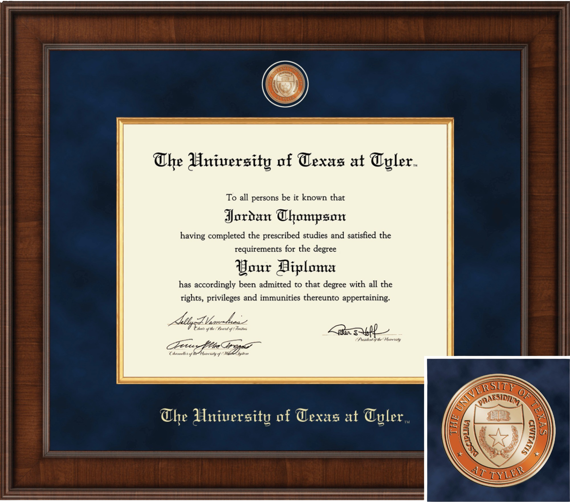 11" X 14" Presidential Diploma Frame
