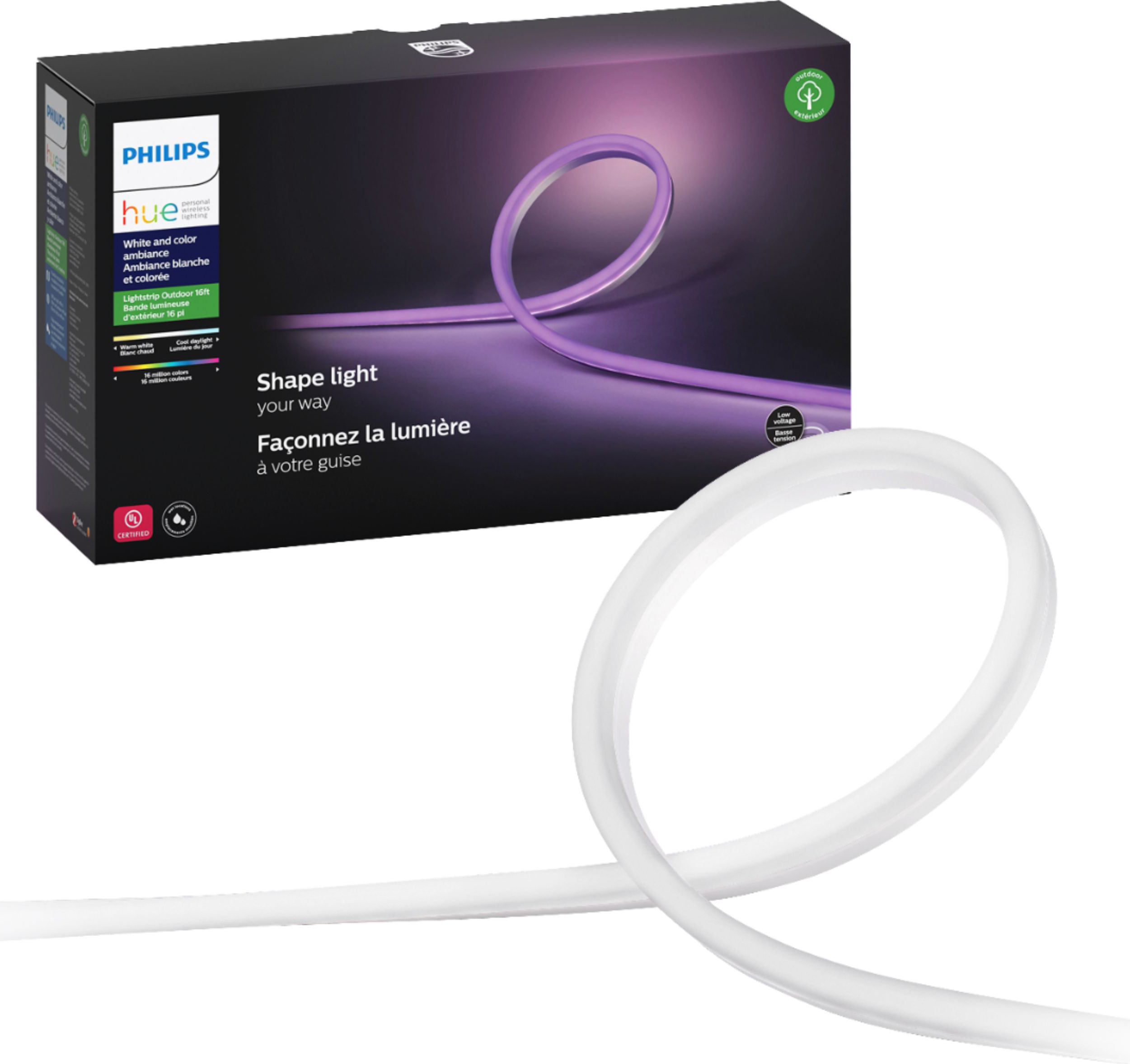 HUE 16.4" OUTDOOR LIGHTSTRIP WHITE