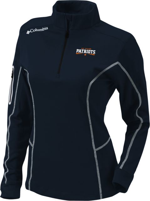 UT Tyler Columbia Womens Omni Wick Shotgun 1/4 Zip UTT Patriots - ONLINE ONLY