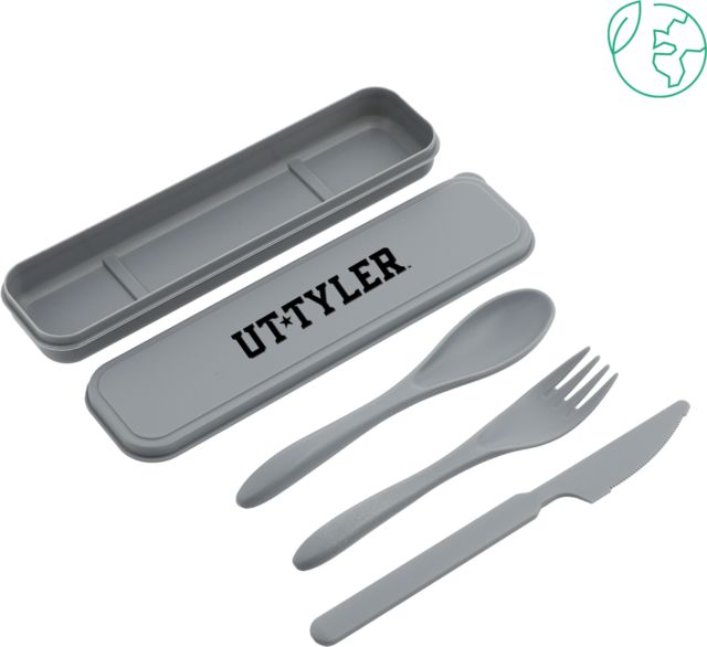 UT Tyler Bamboo Fiber Cutlery Set UT Tyler Engraved - ONLINE ONLY
