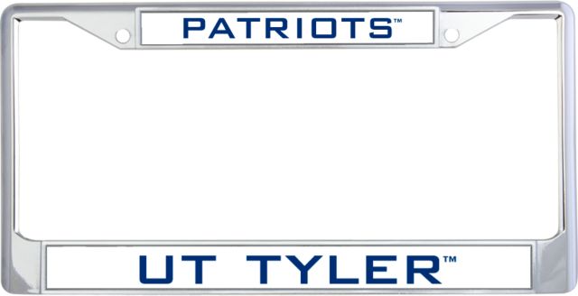 UT Tyler Metal License Plate Frame in Patriots - ONLINE ONLY
