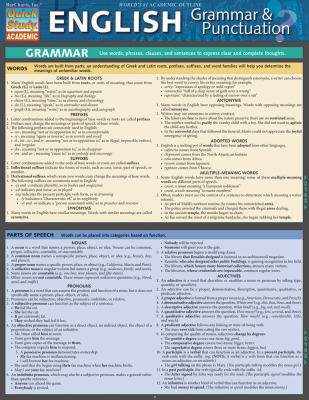 ENGLISH GRAMMAR & PUNCTUATION