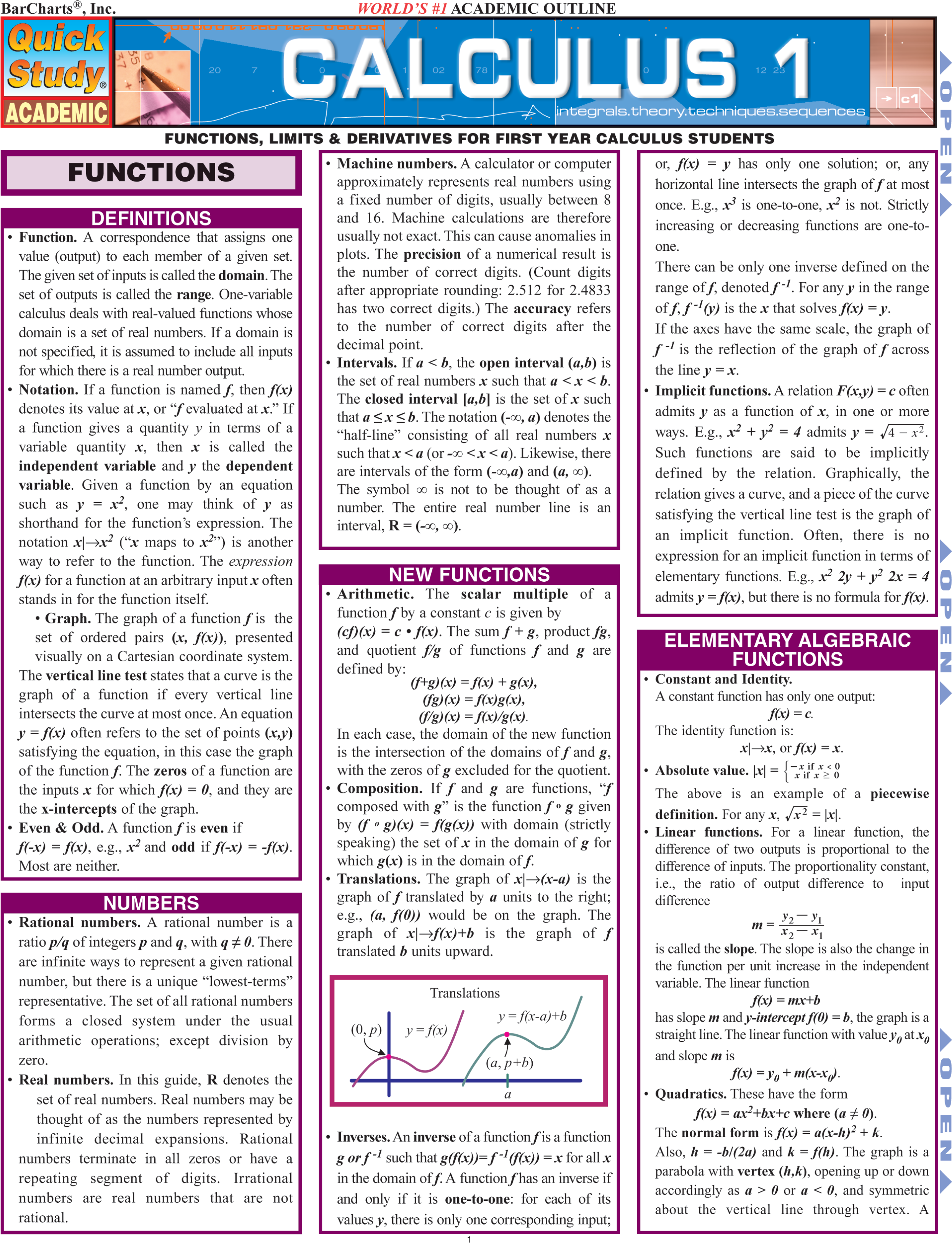 CALCULUS 1