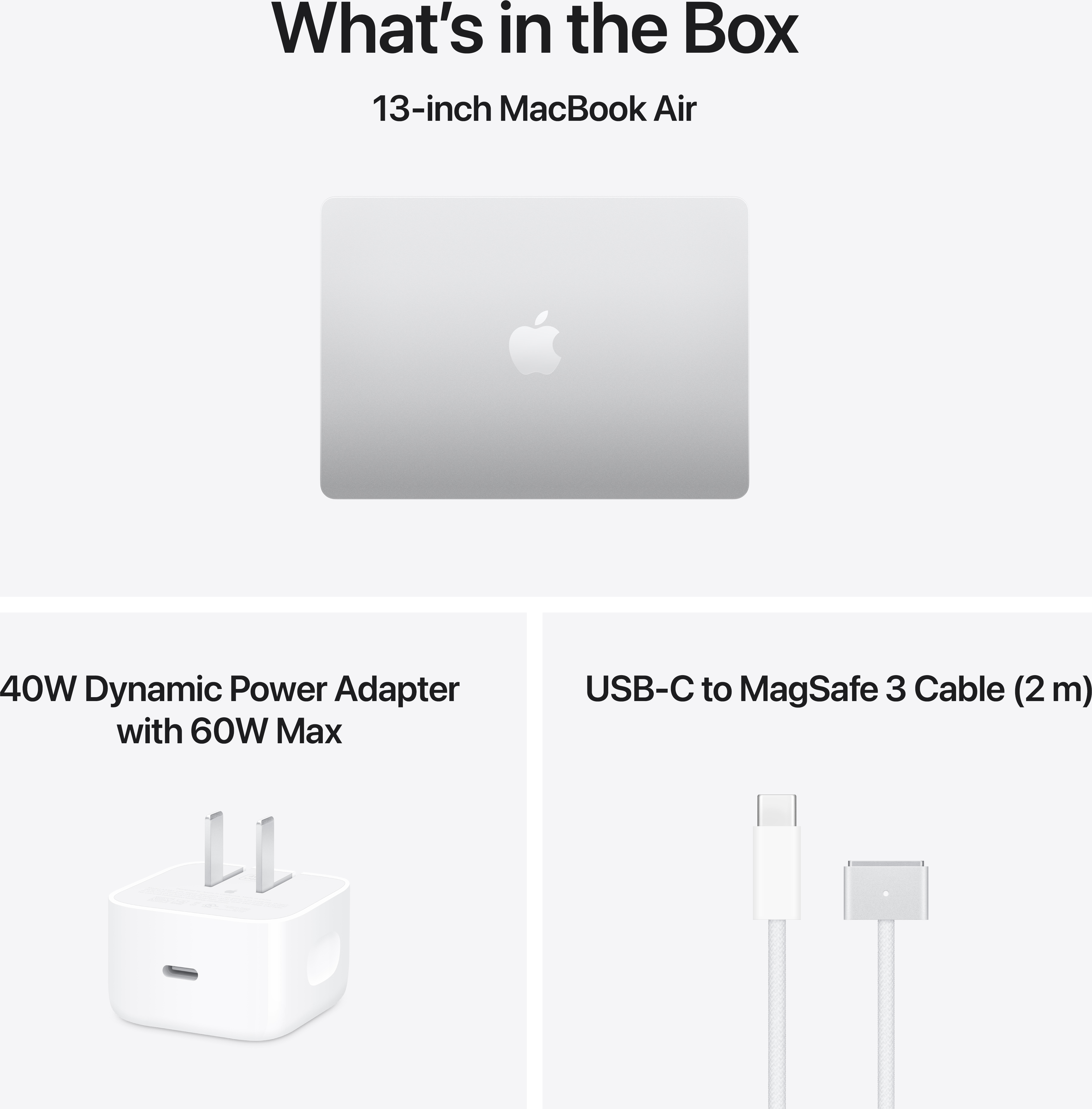 Apple 13-inch MacBook Air: Apple M5 chip with 10‑core CPU and 8‑core GPU, 16GB, 512GB SSD - Silver
