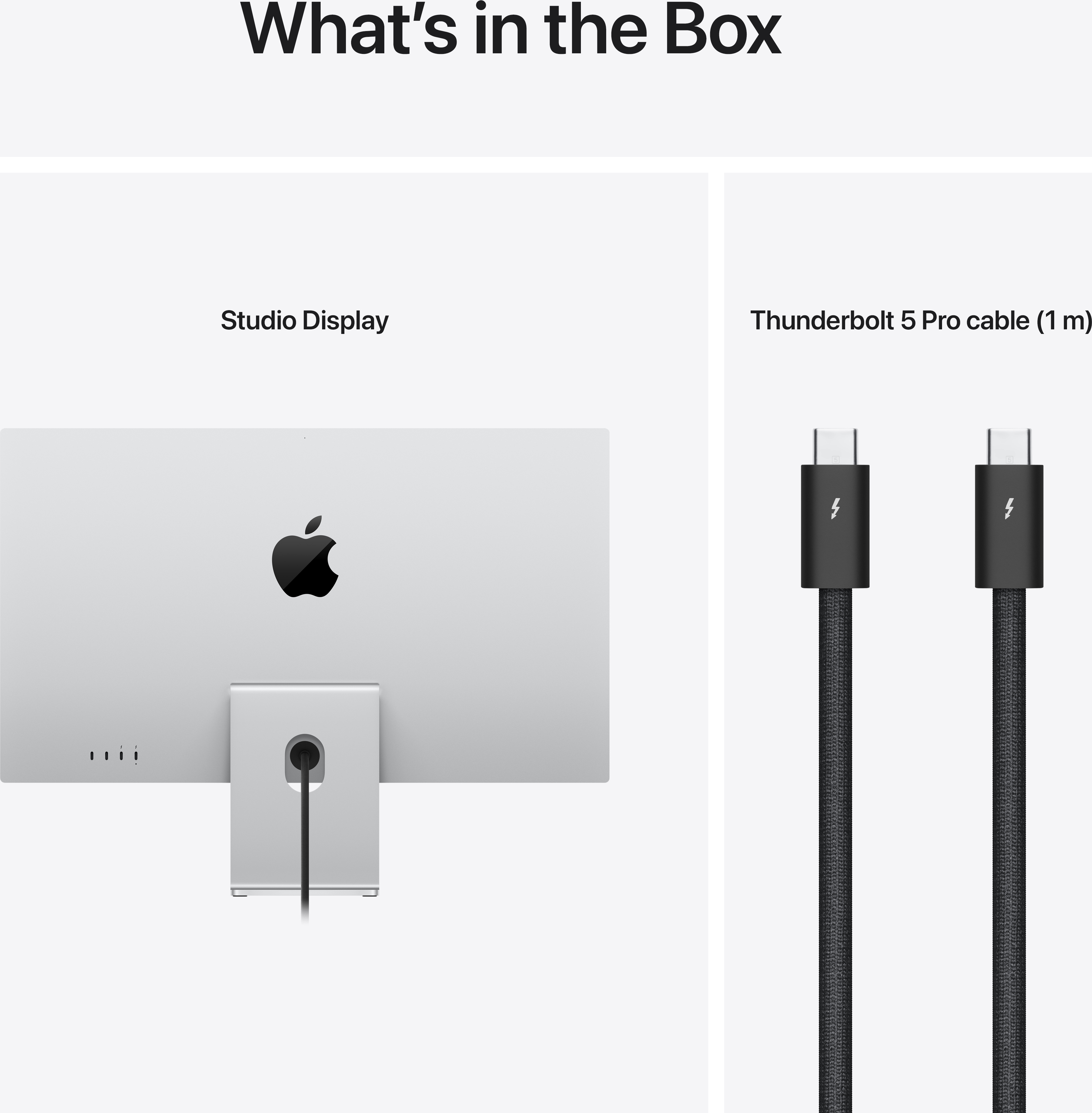 Apple Studio Display - Nano-texture glass - Tilt-adjustable stand
